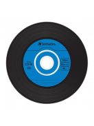 VERBATIM CD-R lemez, bakelit lemez-szerű felület, AZO, 700MB, 52x, 10 db, vékony tok, VERBATIM "Vinyl"