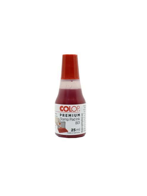 Bélyegzőfesték C 801/25 ml, Colop piros