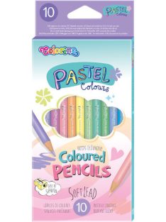 Színes ceruzakészlet 10 db-os, Colorino, pasztell