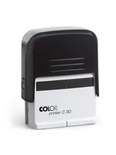 Bélyegző C30 Colop fekete ház/kék párna