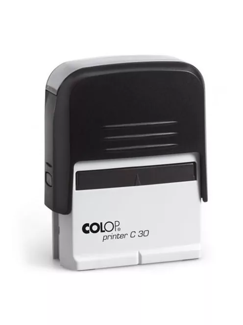 Bélyegző C30 Colop fekete ház/kék párna