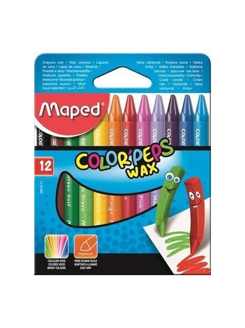 Maped Color Peps Wax zsírkréta készlet 12 db-os