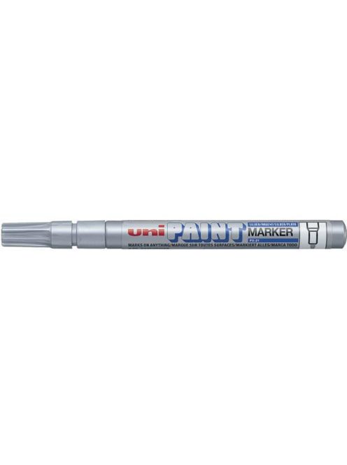 Lakkmarker, lakkfilc, 0,8-1,2 mm, UNI PX-21, ezüst