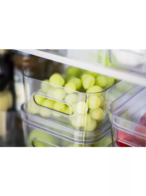 SMARTSTORE Műanyag tárolódoboz, 1,5 liter, SMARTSTORE "Compact Clear S", átlátszó