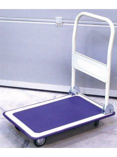   Szállítókocsi, összecsukható, 150 kg teherbírás, kék-fehér