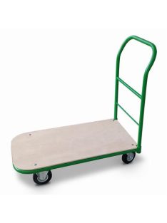 Szállítókocsi, kézi, 200 kg teherbírás, zöld-barna