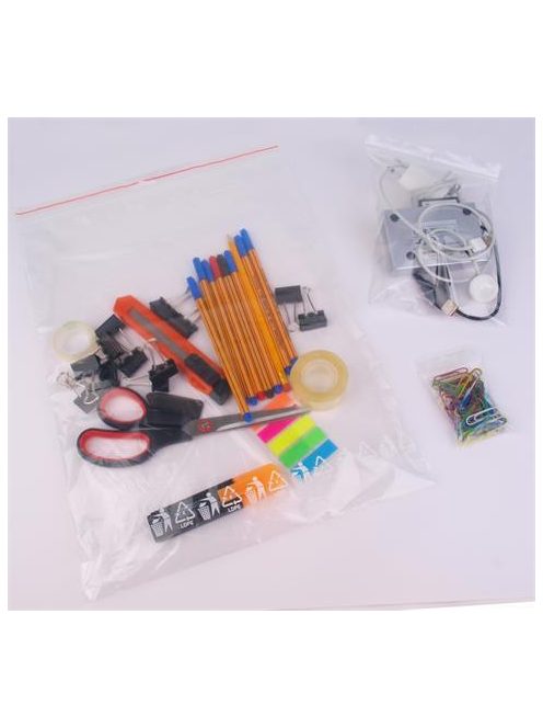 VICTORIA FACILITY Simítózáras tasak, átlátszó, 7x10 cm, VICTORIA FACILITY