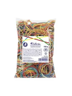   VICTORIA FACILITY Postázógumi, 60X2 mm, VICTORIA FACILITY, 0,5 kg, vegyes színű