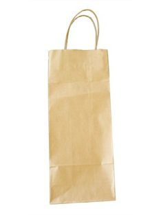 Bortartó papírtasak, 1-es, sodortfüles, natúr