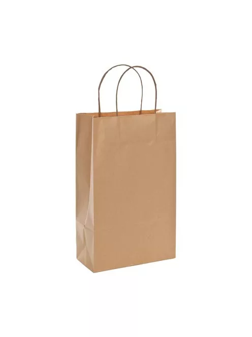 Bortartó papírtasak, 2-es, sodortfüles, natúr