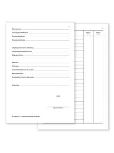 Pátria Nyomtatvány Határozatok könyve 200x290 mm