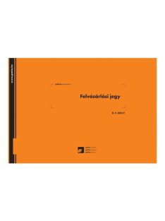   Pátria Nyomtatvány Felvásárlási jegy (mezőgazdasági termékfelvásárlás/szolgáltatás igénybevétel bizonylata) 50x3 lapos tömb 295x203 mm