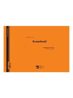 Pátria Nyomtatvány Fuvarlevél 50x3 lapos tömb A/4 fekvő