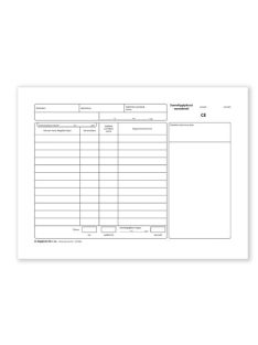   Pátria Nyomtatvány Személygépkocsi menetlevél 100 lapos tömb A/4 fekvő