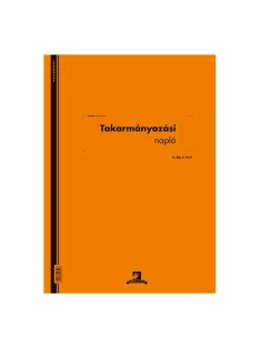   Pátria Nyomtatvány Takarmányozási napló 50x2 lapos tömb 295x410 mm