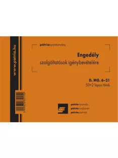   Pátria Nyomtatvány Engedély szolgáltatások igénybevételére