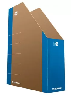   DONAU Iratpapucs, karton, 80 mm, DONAU "Life", neon kék