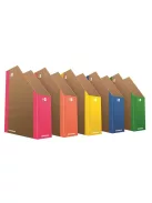 DONAU Iratpapucs, karton, 80 mm, DONAU "Life", neon rózsaszín