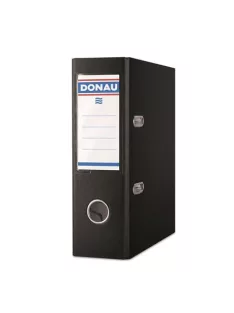   DONAU Iratrendező, 75 mm, A5, PP/karton, DONAU "Master", fekete