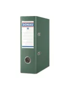 DONAU Iratrendező, 75 mm, A5, PP/karton, DONAU "Master", zöld