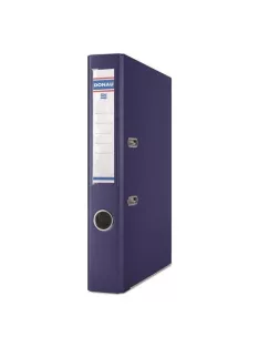   DONAU Iratrendező, 50 mm, A4, PP/karton, élvédő sínnel, DONAU "Master", sötétkék