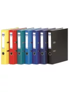 DONAU Iratrendező, 50 mm, A4, PP/karton, élvédő sínnel, DONAU "Master", sötétkék