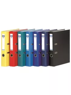   DONAU Iratrendező, 50 mm, A4, PP/karton, élvédő sínnel, DONAU "Master", sötétkék