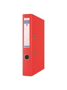   DONAU Iratrendező, 50 mm, A4, PP/karton, DONAU "Szivárvány", piros