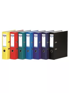   DONAU Iratrendező, 75 mm, A4, PP/karton, élvédő sínnel, DONAU "Master", kék