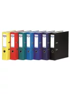 DONAU Iratrendező, 75 mm, A4, PP/karton, élvédő sínnel, DONAU "Master", piros