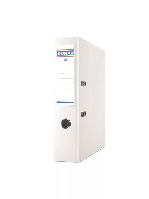 DONAU Iratrendező, 75 mm, A4, PP/karton, DONAU "Szivárvány", fehér