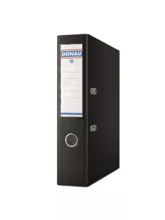   DONAU Iratrendező, 75 mm, A4, PP/karton, DONAU "Szivárvány", fekete