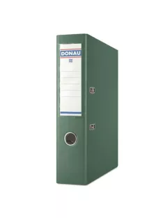   DONAU Iratrendező, 75 mm, A4, PP/karton, DONAU "Szivárvány", zöld