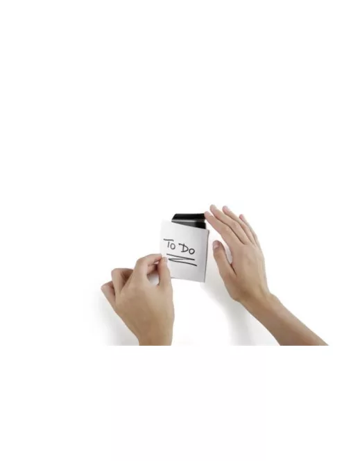 DURABLE Jegyzettartó klip, öntapadó, mágneses, DURABLE "DURAFIX® CLIP", ezüst
