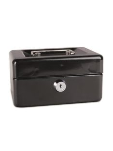 DONAU Pénzkazetta, 15,2x11,5x8 cm, DONAU, fekete