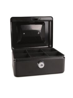 DONAU Pénzkazetta, 15,2x11,5x8 cm, DONAU, fekete