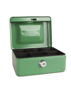 DONAU Pénzkazetta, 15,2x11,5x8 cm, DONAU, zöld