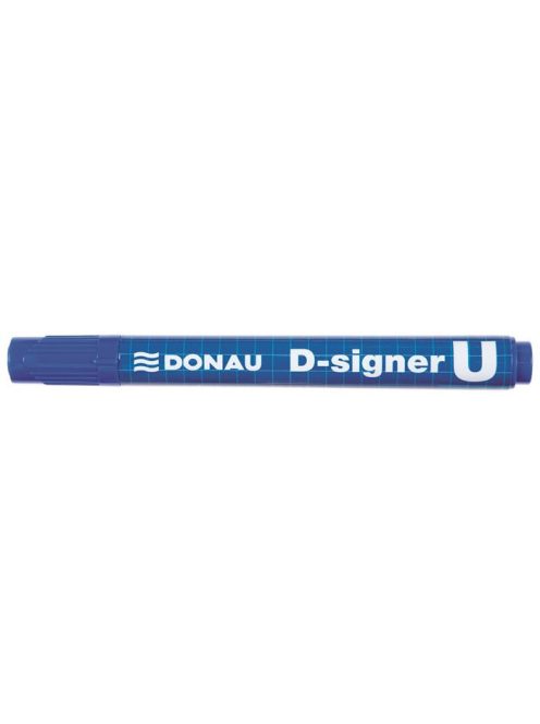 DONAU Alkoholos marker, 2-4 mm, kúpos, DONAU "D-signer U", kék