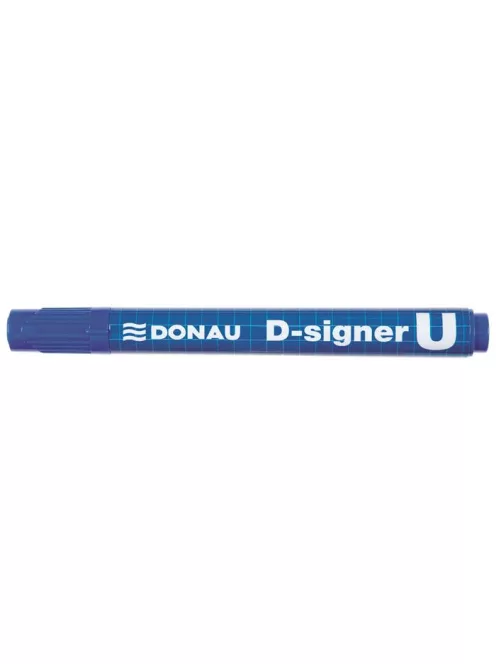 DONAU Alkoholos marker, 2-4 mm, kúpos, DONAU "D-signer U", kék