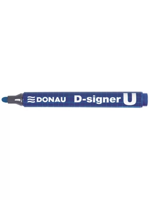 DONAU Alkoholos marker, 2-4 mm, kúpos, DONAU "D-signer U", kék
