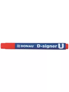   DONAU Alkoholos marker, 2-4 mm, kúpos, DONAU "D-signer U", piros