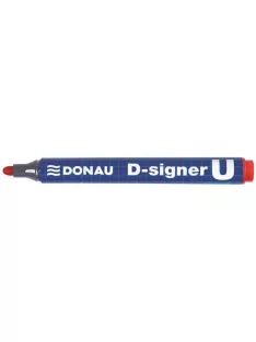   DONAU Alkoholos marker, 2-4 mm, kúpos, DONAU "D-signer U", piros