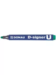   DONAU Alkoholos marker, 2-4 mm, kúpos, DONAU "D-signer U", zöld