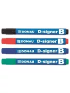 DONAU Táblamarker, 2-4 mm, kúpos, DONAU "D-signer B", piros