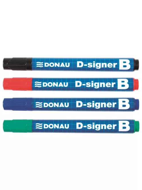 DONAU Táblamarker, 2-4 mm, kúpos, DONAU "D-signer B", piros