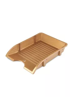   DONAU Irattálca, műanyag, törhetetlen, DONAU "Solid", arany