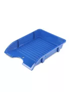 DONAU Irattálca, műanyag, törhetetlen, DONAU "Solid", kék