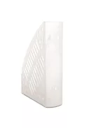 DONAU Iratpapucs, műanyag, 70 mm, DONAU, áttetsző fehér