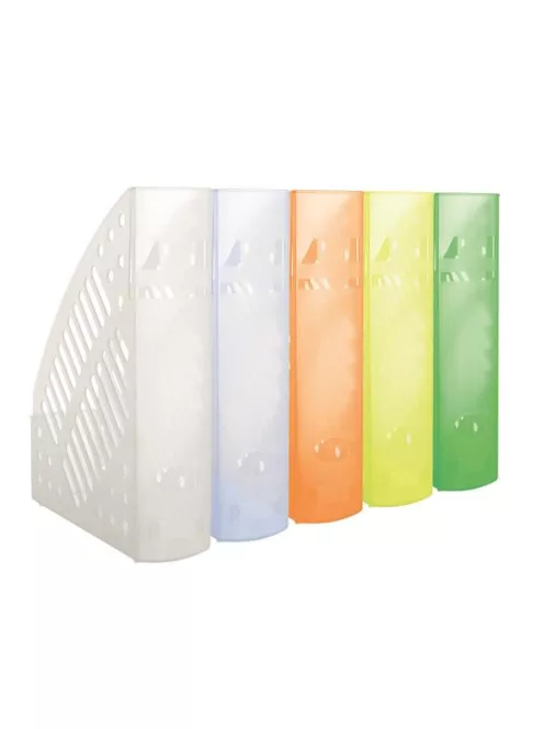 DONAU Iratpapucs, műanyag, 70 mm, DONAU, áttetsző kék