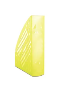 DONAU Iratpapucs, műanyag, 70 mm, DONAU, áttetsző sárga